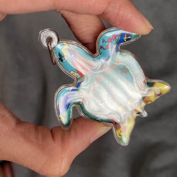 Puerto Rico turtle marine life keychain accessory - Picture 12 of 15